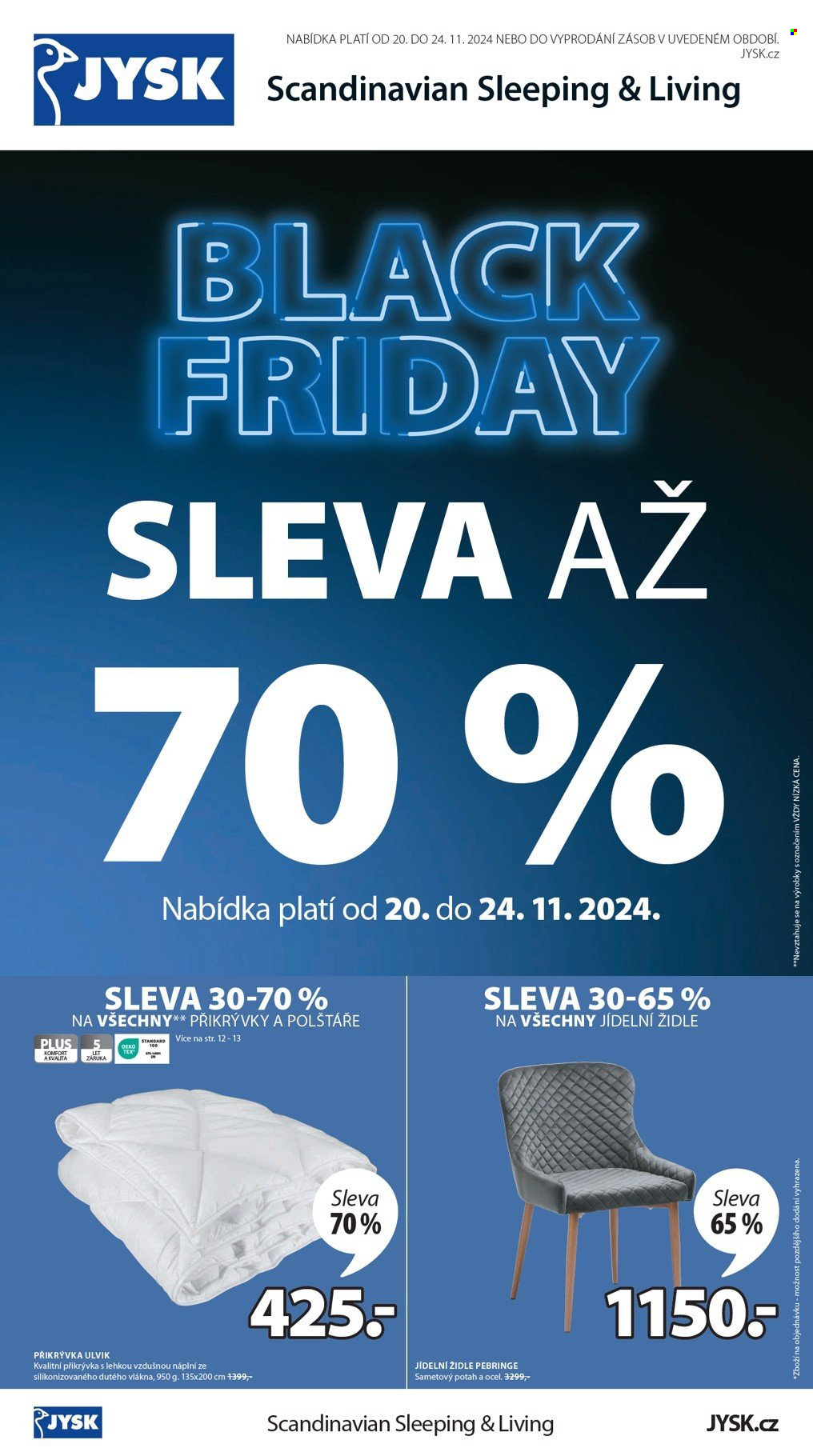 Leták JYSK - 20.11.2024 - 24.11.2024. Strana 2