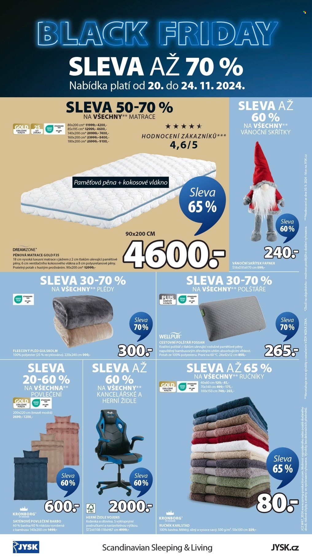 Leták JYSK - 20.11.2024 - 24.11.2024. Strana 17