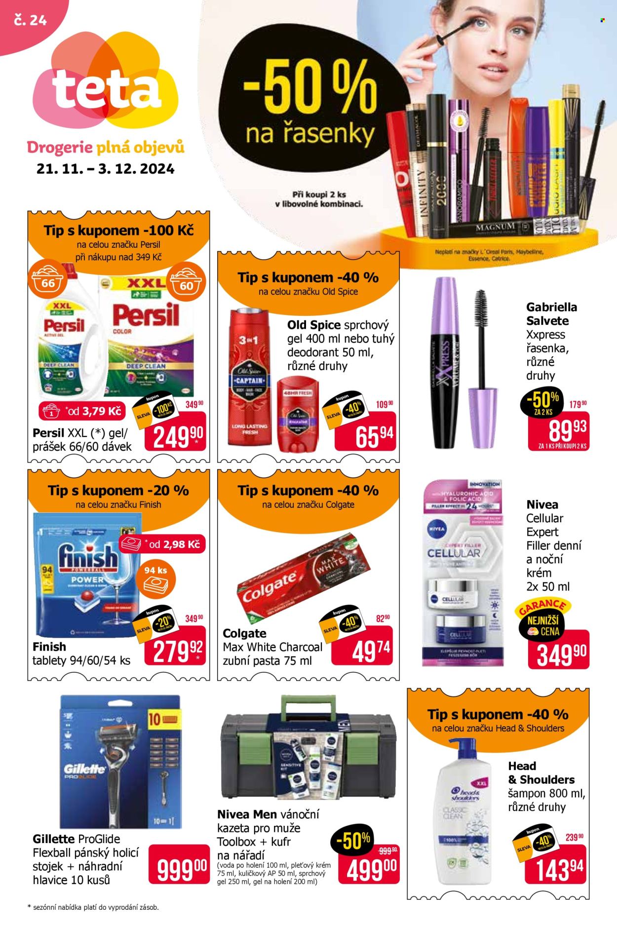 Leták Teta drogerie - 21.11.2024 - 3.12.2024. Strana 1