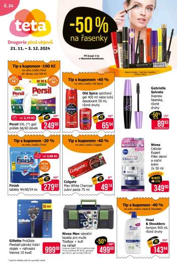Leták Teta drogerie - 21.11.2024 - 3.12.2024.
