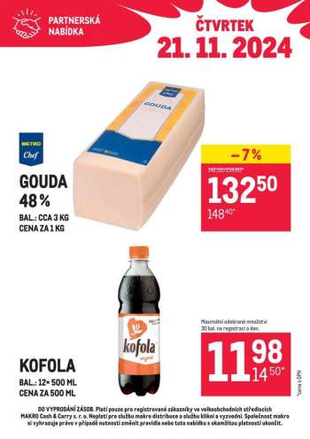 Leták MAKRO - 21.11.2024 - 21.11.2024.