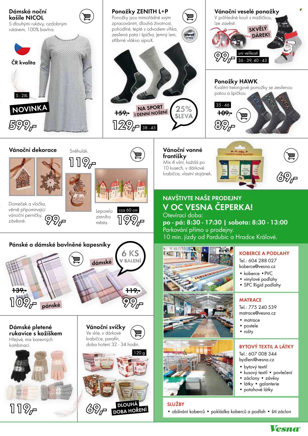 Leták Vesna - 20.11.2024 - 23.12.2024. Strana 3