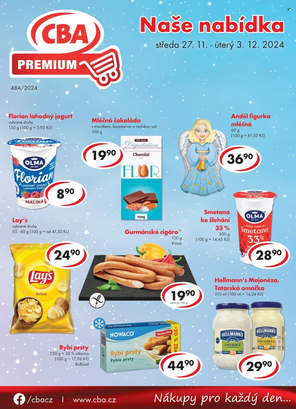 Leták CBA Premium - 27.11.2024 - 3.12.2024. Strana 1