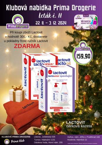 Leták Prima Drogerie - 22.11.2024 - 3.12.2024.
