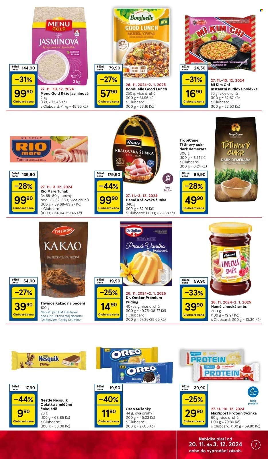Leták TESCO - 27.11.2024 - 3.12.2024. Strana 7