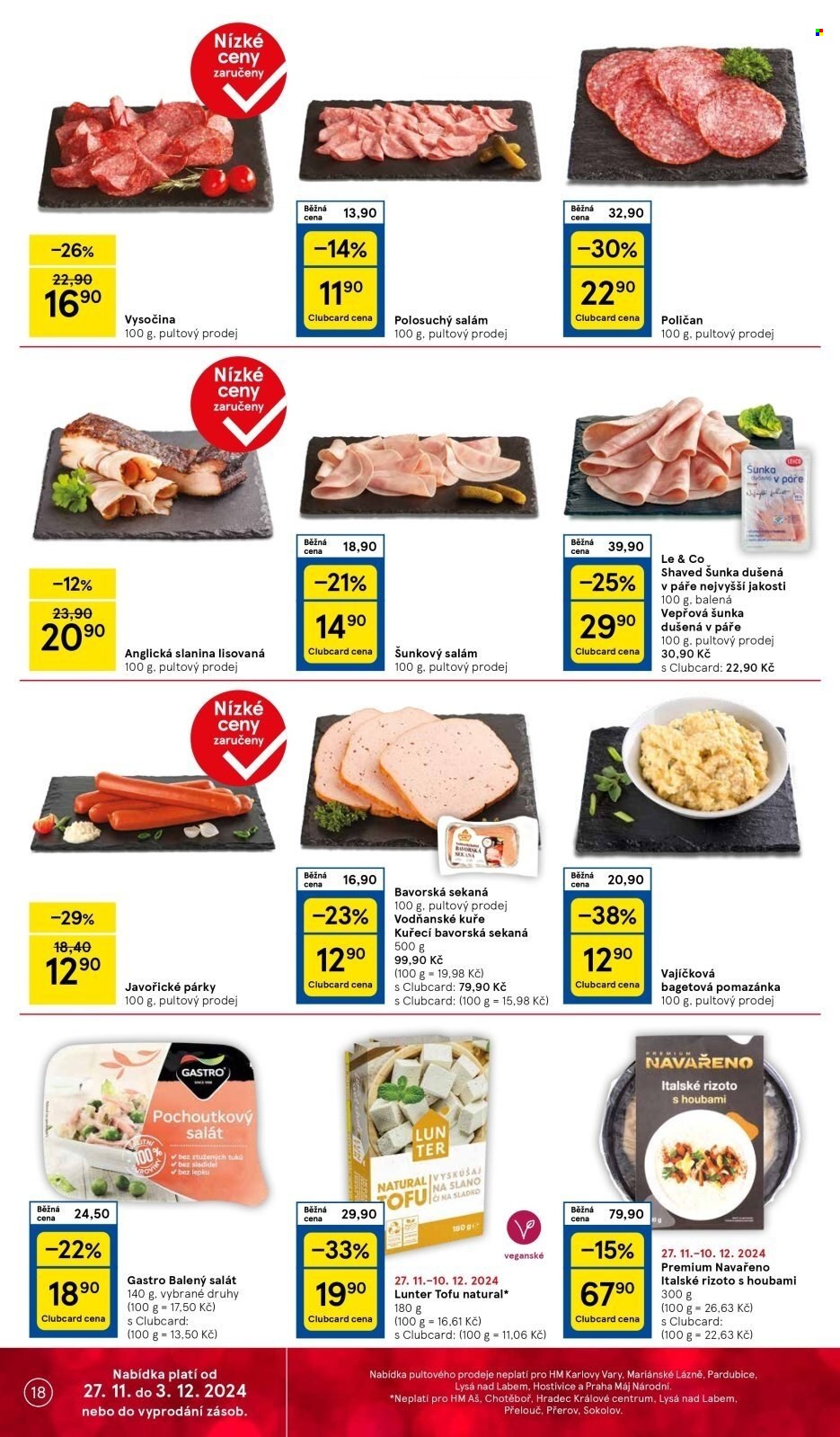 Leták TESCO - 27.11.2024 - 3.12.2024. Strana 18