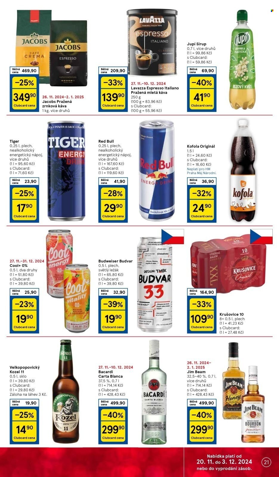Leták TESCO - 27.11.2024 - 3.12.2024. Strana 21