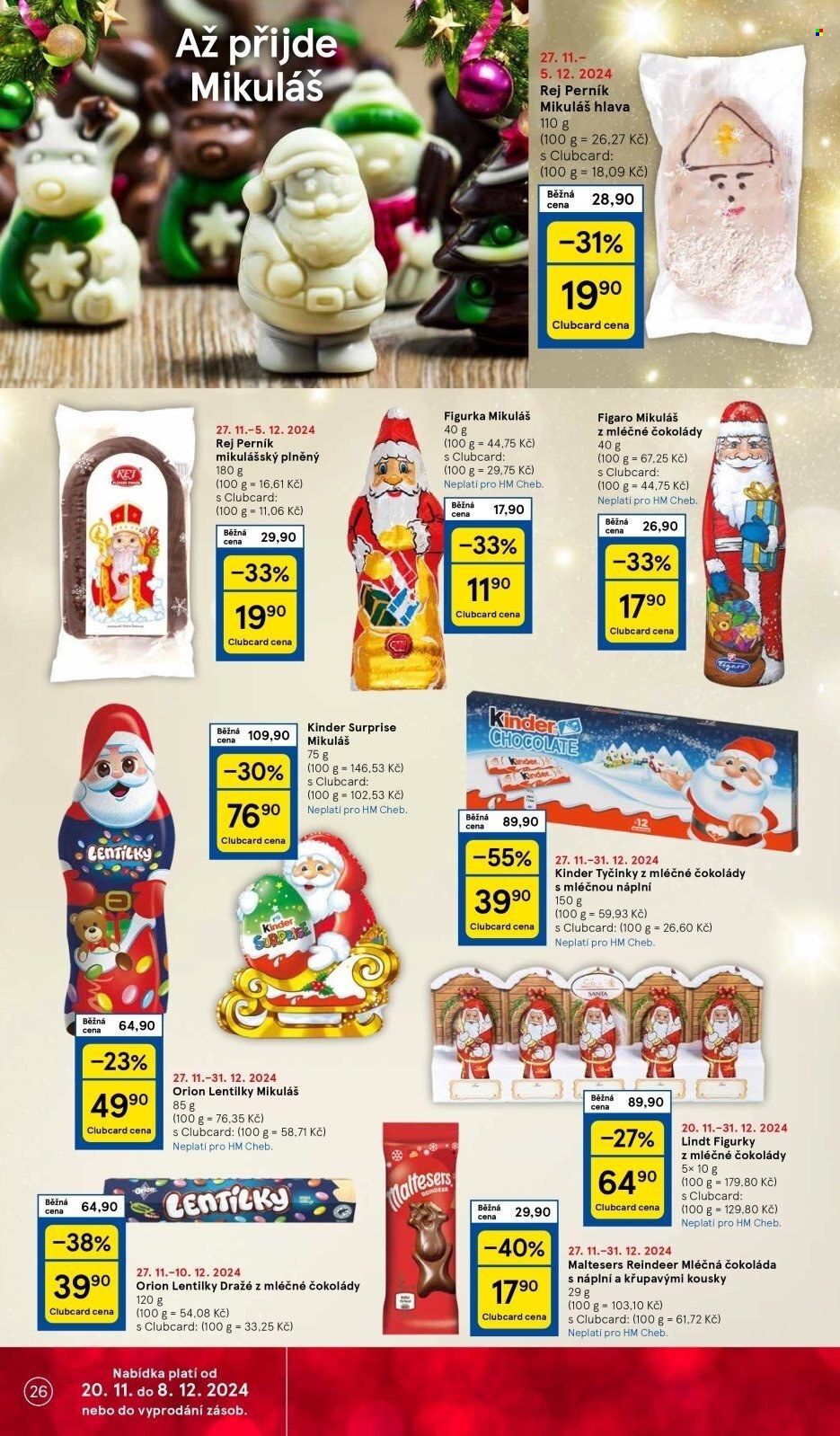 Leták TESCO - 27.11.2024 - 3.12.2024. Strana 26