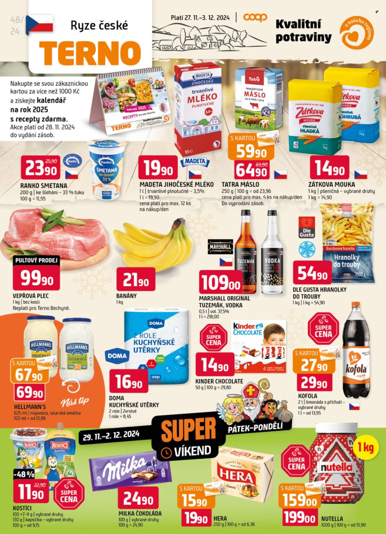 Leták coop TERNO - 27.11.2024 - 3.12.2024. Strana 1