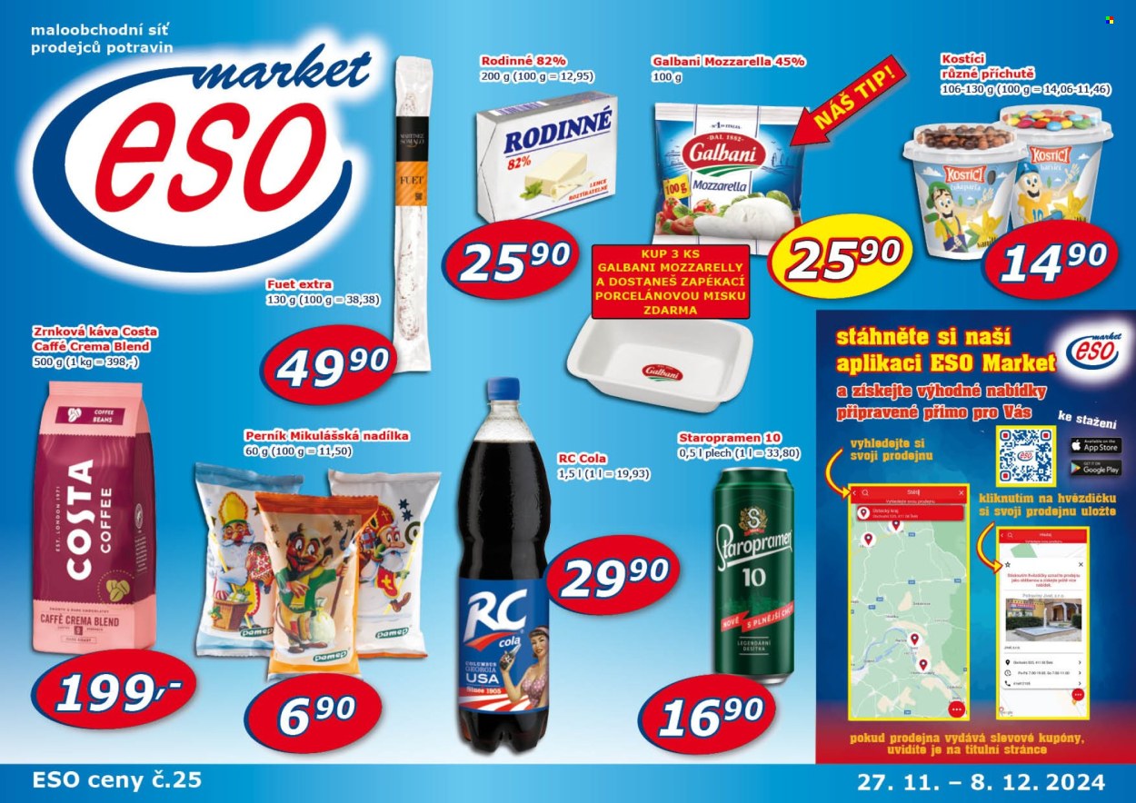 Leták ESO MARKET - 27.11.2024 - 8.12.2024. Strana 1