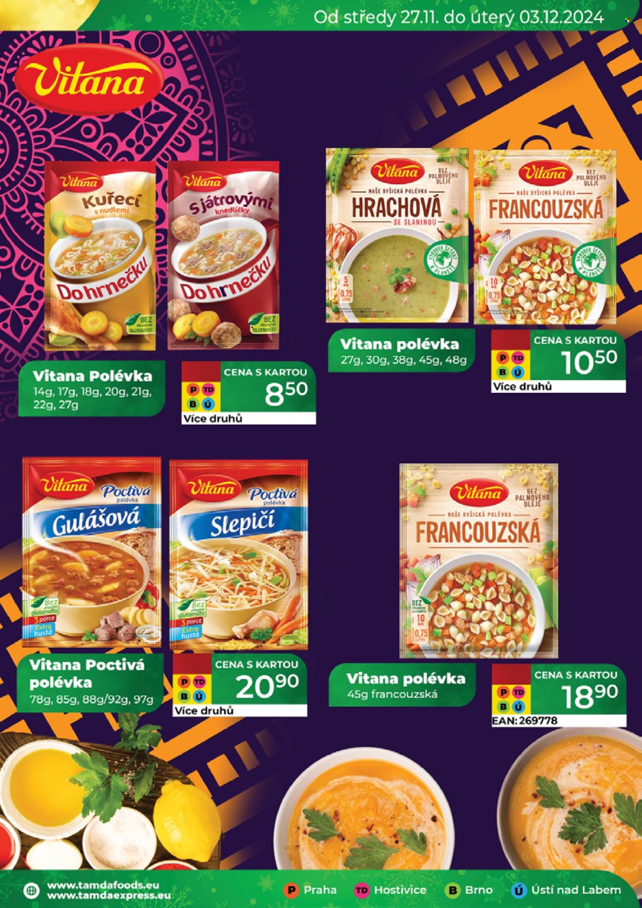 Leták Tamda Foods - 27.11.2024 - 3.12.2024. Strana 29