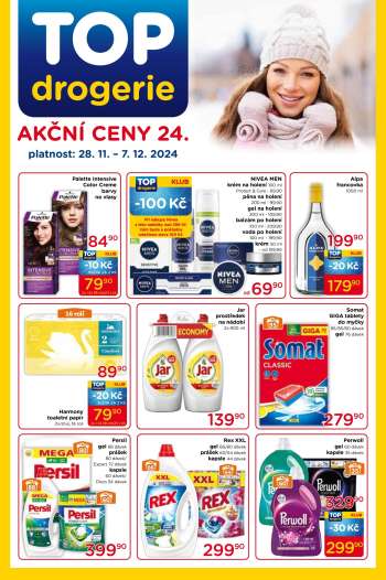 Leták TOP drogerie - 28.11.2024 - 7.12.2024.