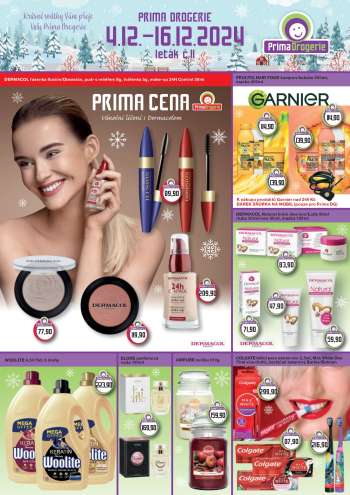 Leták Prima Drogerie - 4.12.2024 - 16.12.2024.