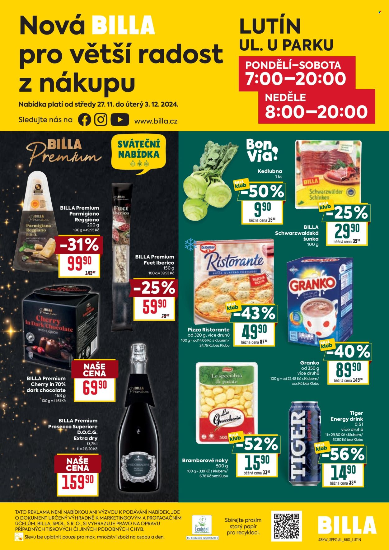 Leták BILLA - 27.11.2024 - 3.12.2024. Strana 2