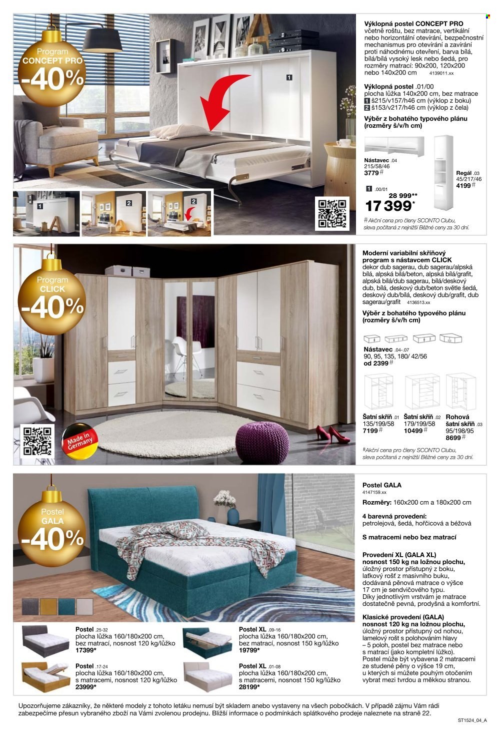 Leták SCONTO NÁBYTEK - 27.11.2024 - 27.12.2024. Strana 4
