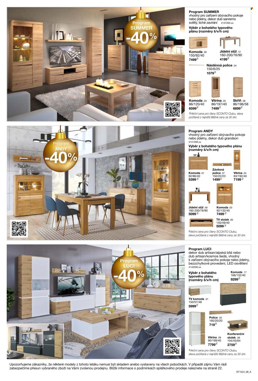 Leták SCONTO NÁBYTEK - 27.11.2024 - 27.12.2024. Strana 8