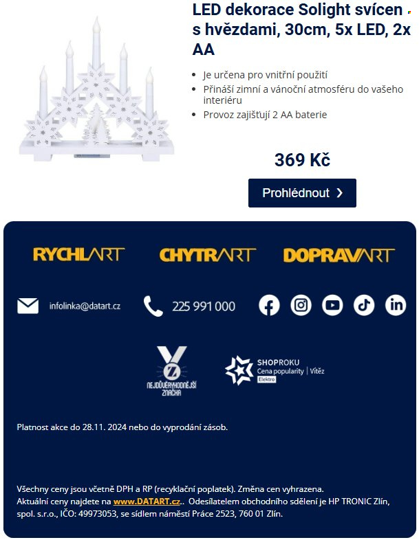 Leták DATART - 27.11.2024 - 28.11.2024. Strana 5