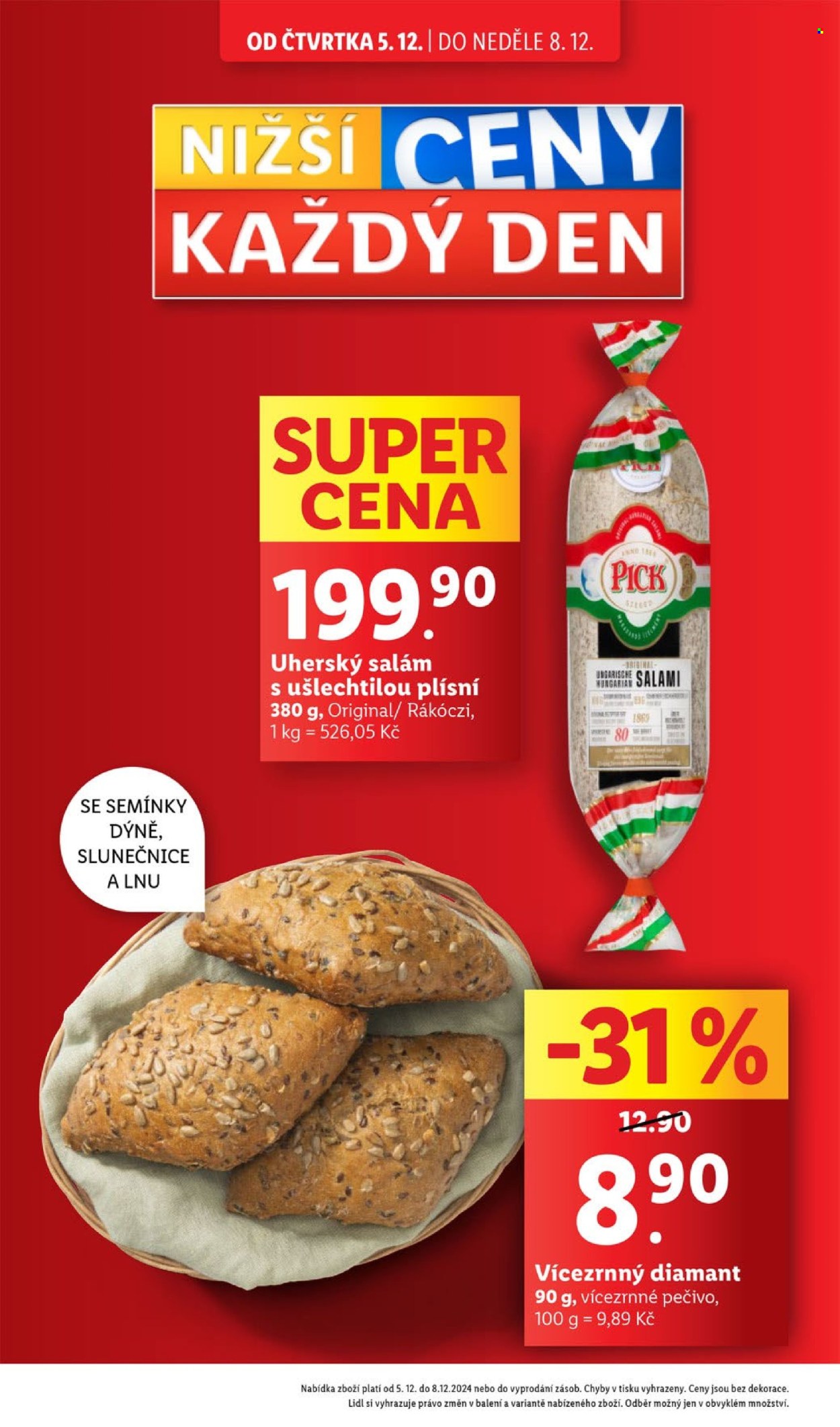 Leták Lidl - 5.12.2024 - 8.12.2024. Strana 4