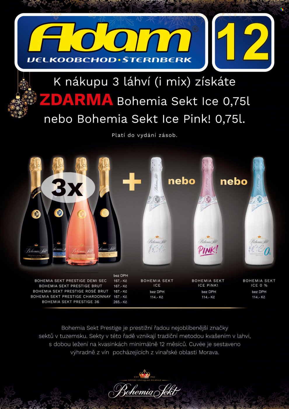 Leták Adam velkoobchod Šternberk - 1.12.2024 - 31.12.2024. Strana 1