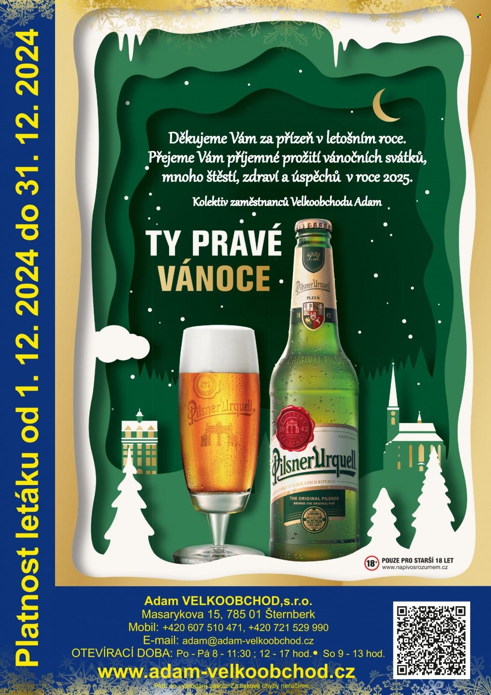 Leták Adam velkoobchod Šternberk - 1.12.2024 - 31.12.2024. Strana 72