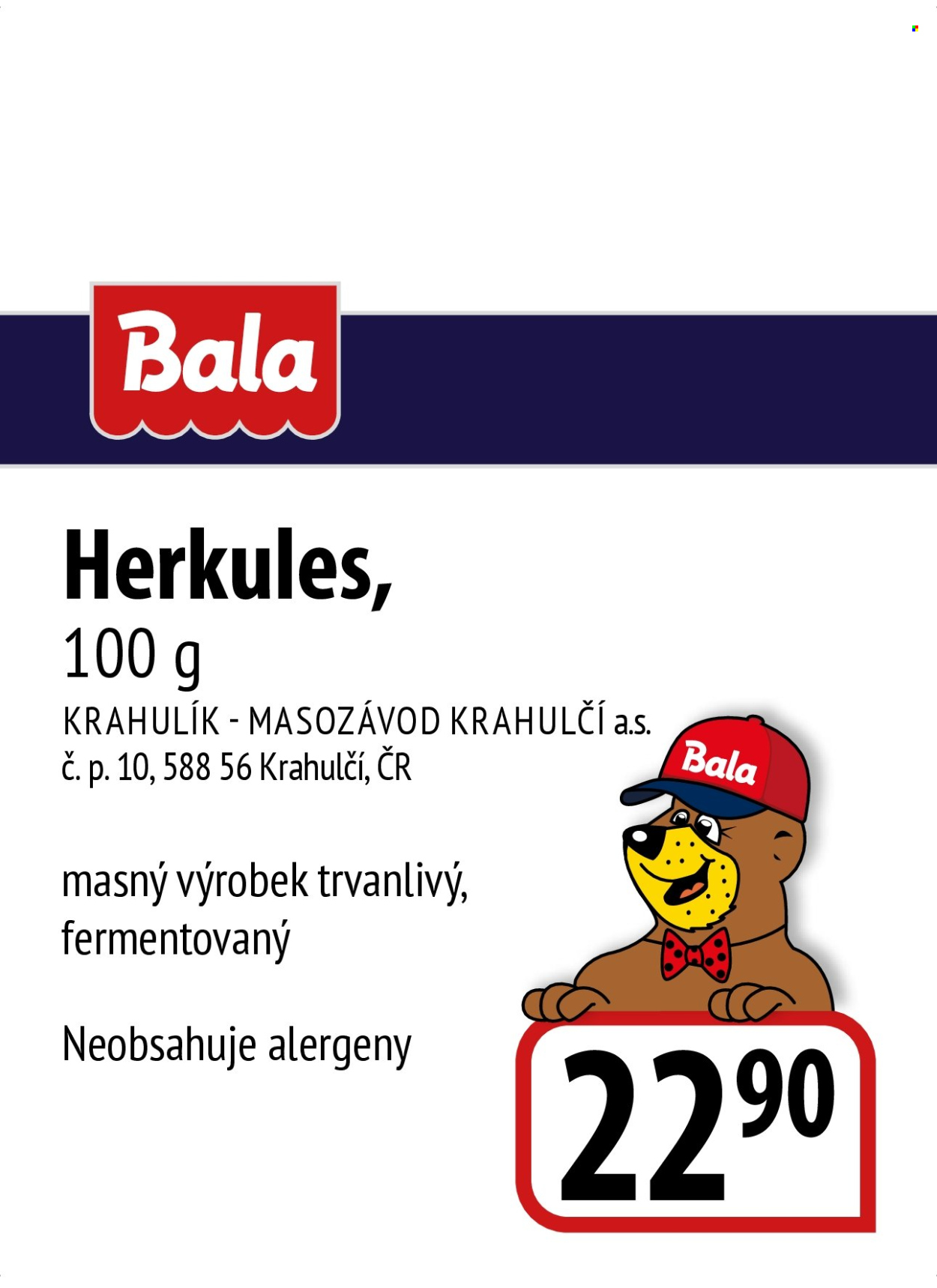 Leták Bala - 27.11.2024 - 8.12.2024. Strana 1