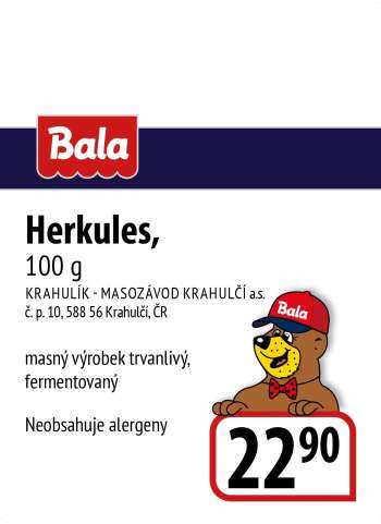 Leták Bala - 27.11.2024 - 8.12.2024.