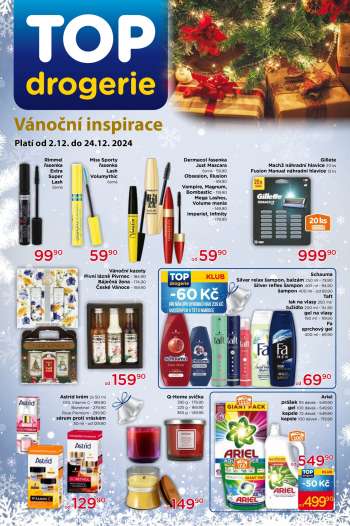 Leták TOP drogerie - 2.12.2024 - 24.12.2024.
