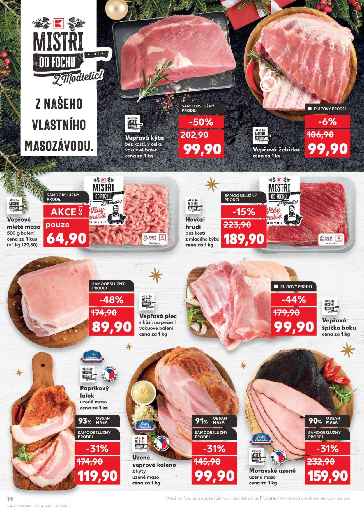 Leták Kaufland - 4.12.2024 - 10.12.2024. Strana 14