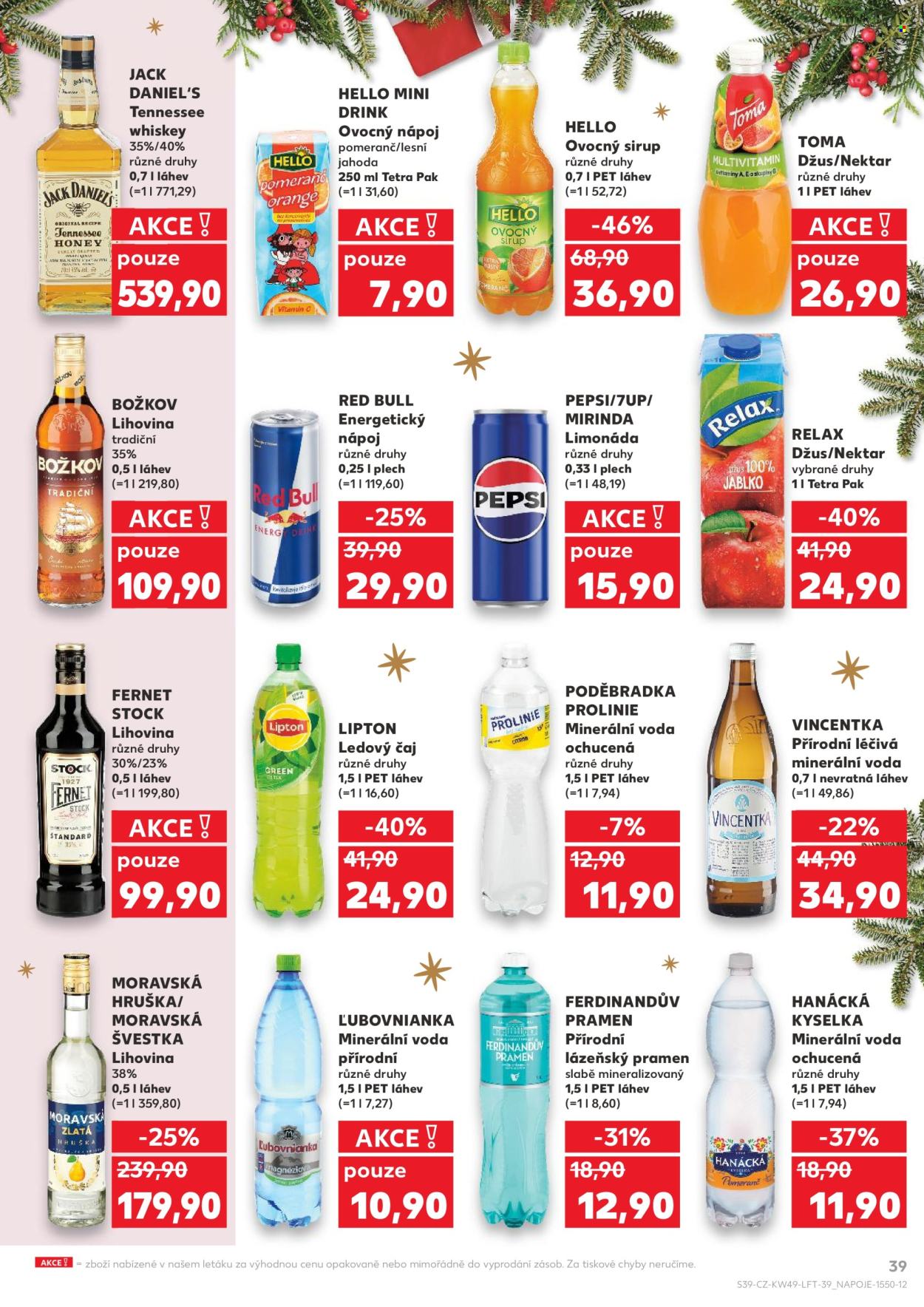 Leták Kaufland - 4.12.2024 - 10.12.2024. Strana 39