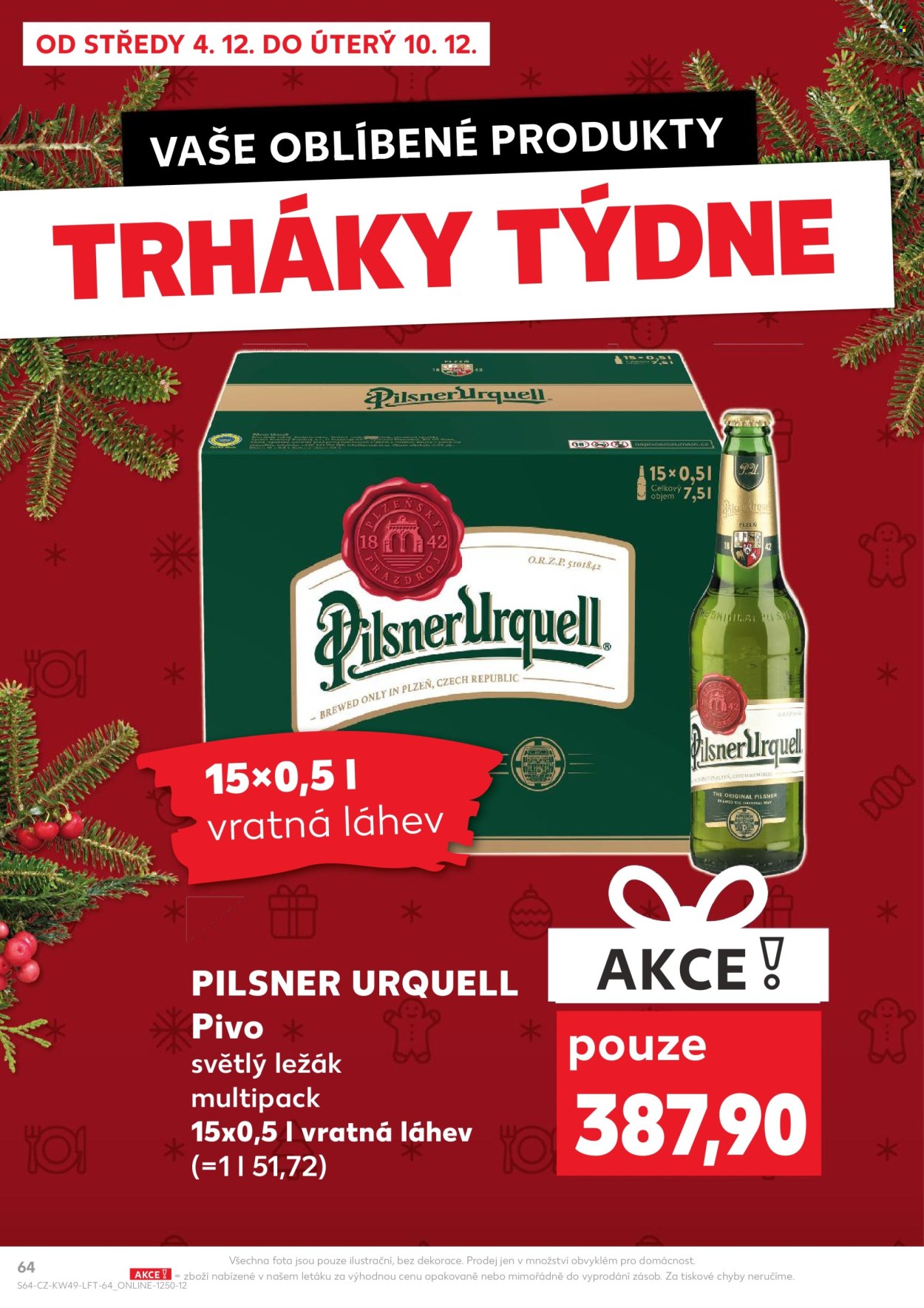 Leták Kaufland - 4.12.2024 - 10.12.2024. Strana 64