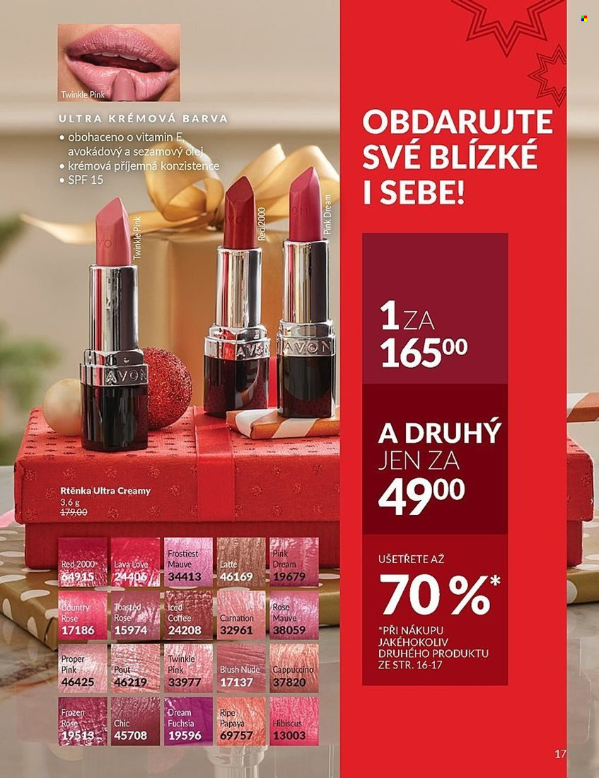 Leták AVON - 1.12.2024 - 31.12.2024. Strana 17