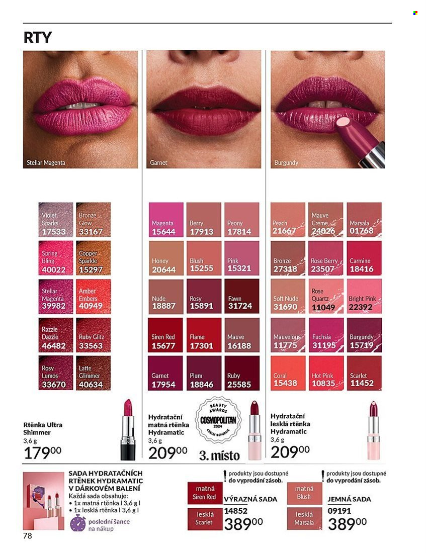 Leták AVON - 1.12.2024 - 31.12.2024. Strana 78