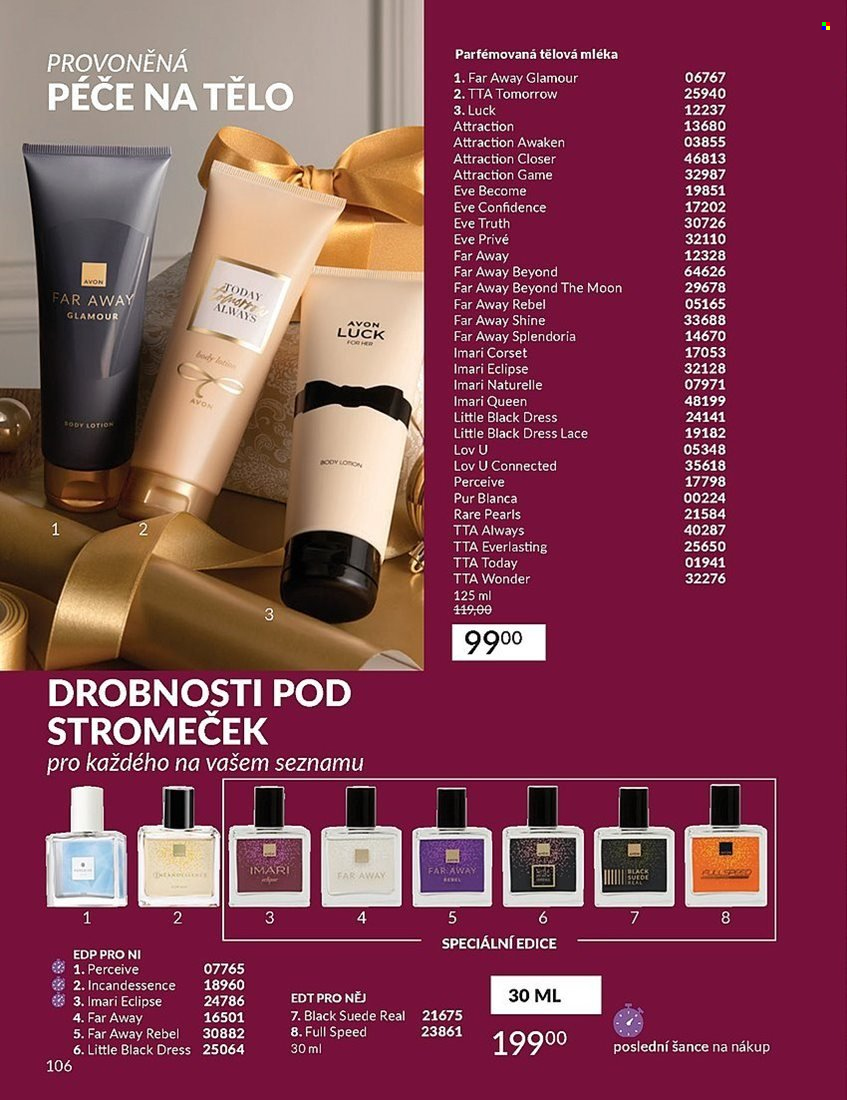 Leták AVON - 1.12.2024 - 31.12.2024. Strana 106