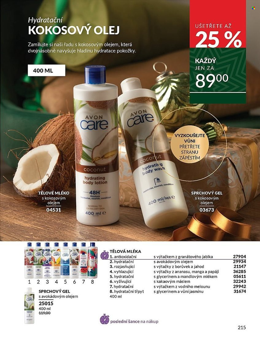 Leták AVON - 1.12.2024 - 31.12.2024. Strana 215