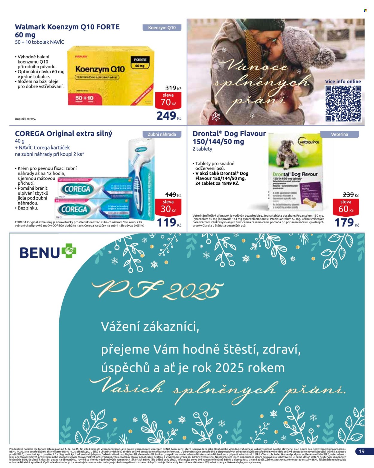 Leták BENU Lékárna - 1.12.2024 - 31.12.2024. Strana 19