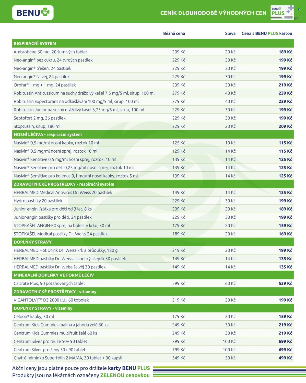 Leták BENU Lékárna - 1.12.2024 - 31.12.2024. Strana 3
