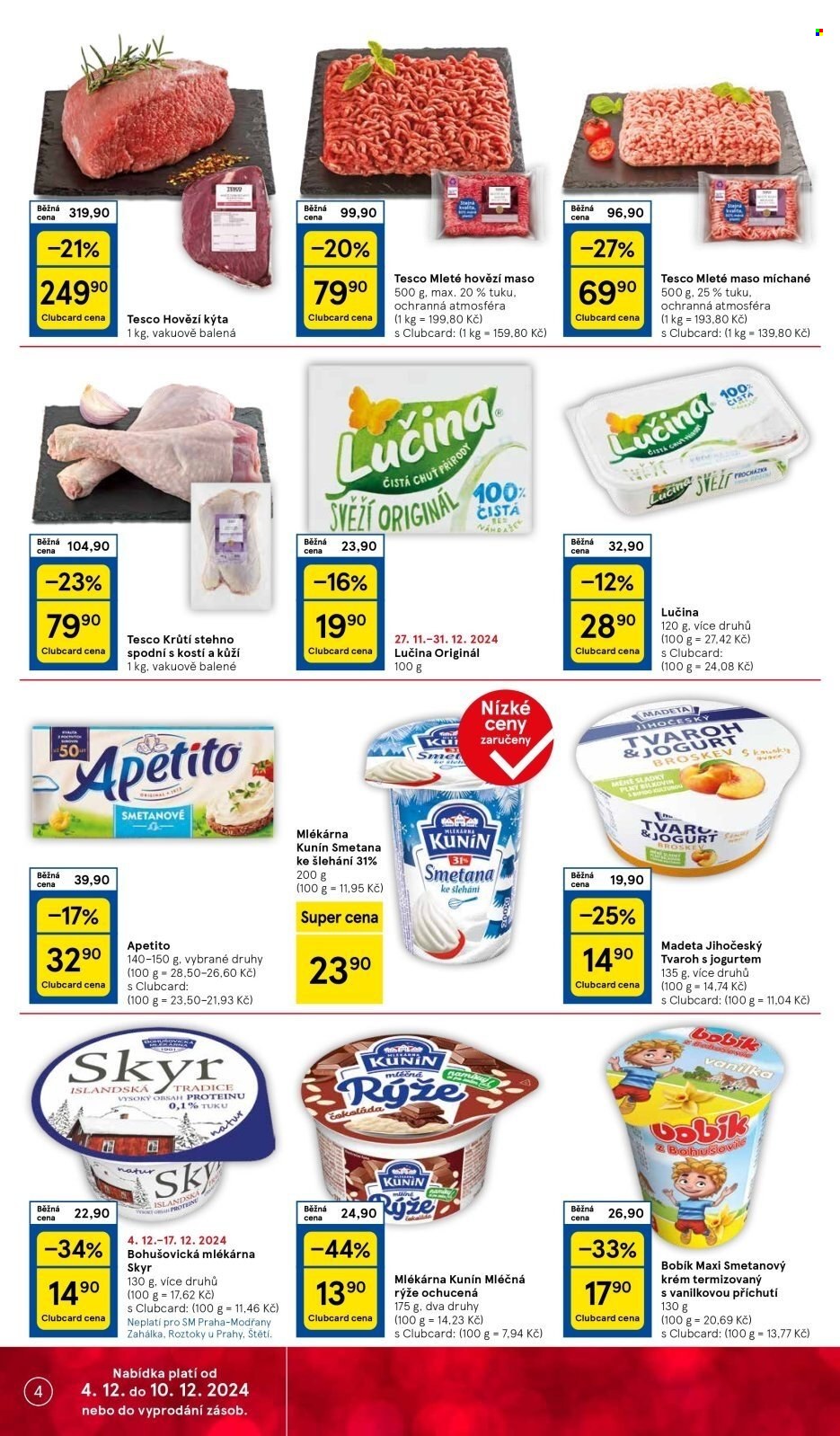 Leták TESCO supermarket - 4.12.2024 - 10.12.2024. Strana 4