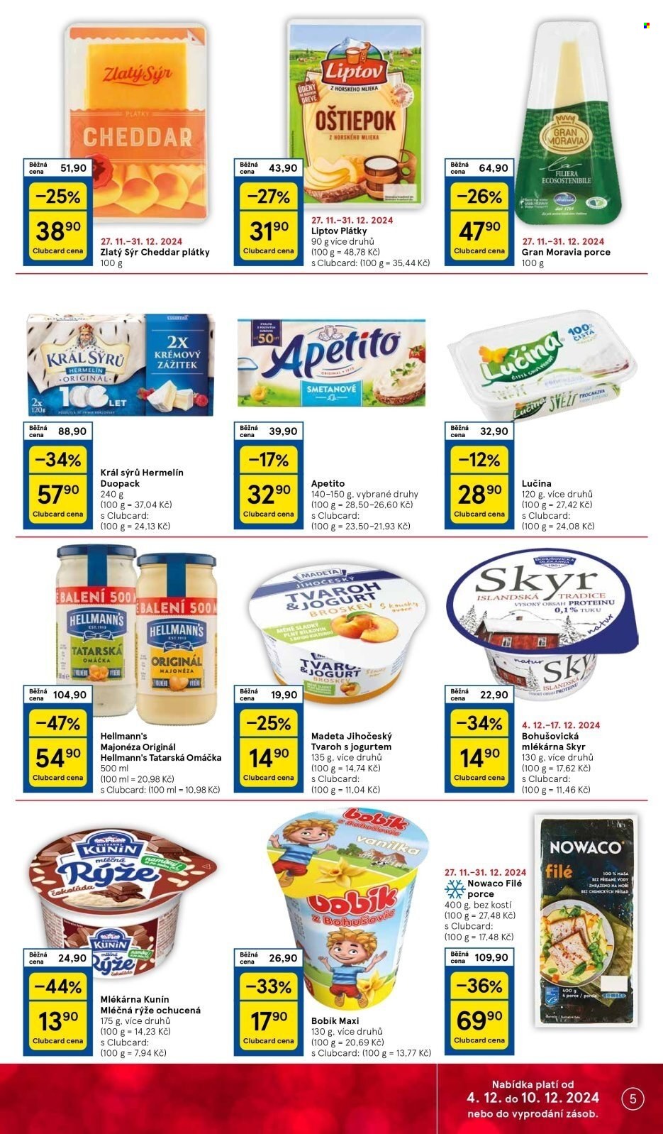 Leták TESCO - 4.12.2024 - 10.12.2024. Strana 5
