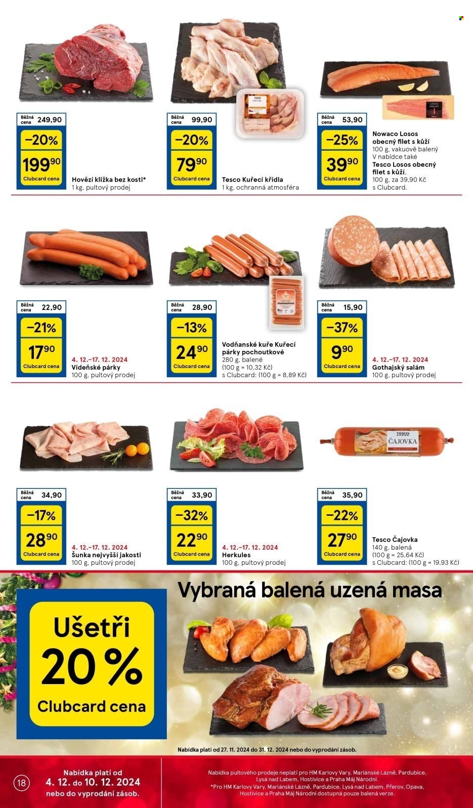 Leták TESCO - 4.12.2024 - 10.12.2024. Strana 18