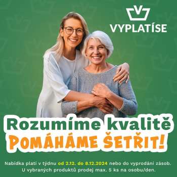 Leták Vyplatíse - 2.12.2024 - 8.12.2024.
