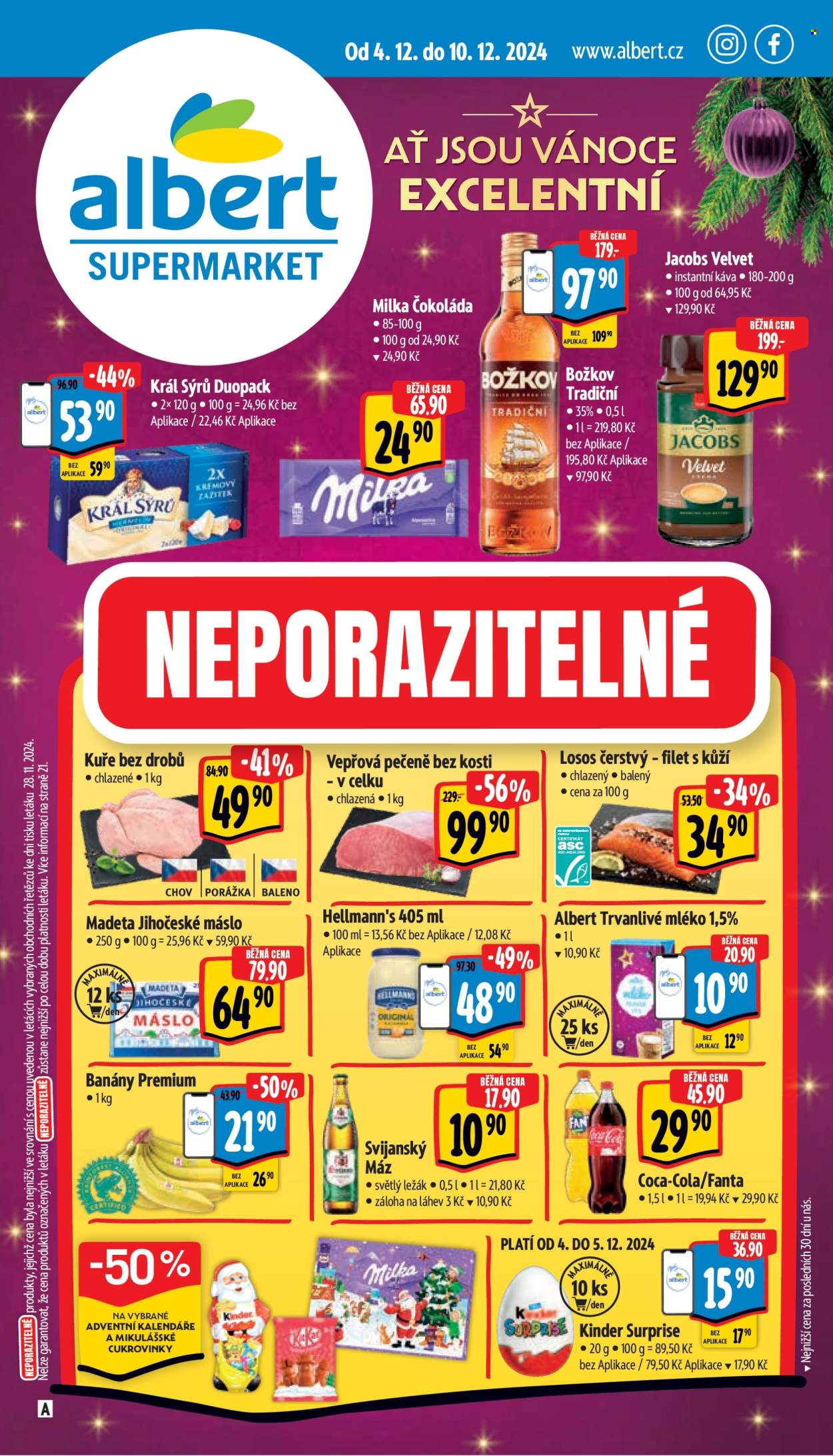 Leták Albert Supermarket - 4.12.2024 - 10.12.2024. Strana 1