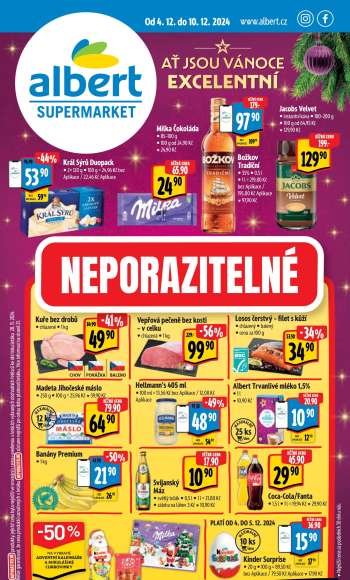 Leták Albert Supermarket - 4.12.2024 - 10.12.2024.