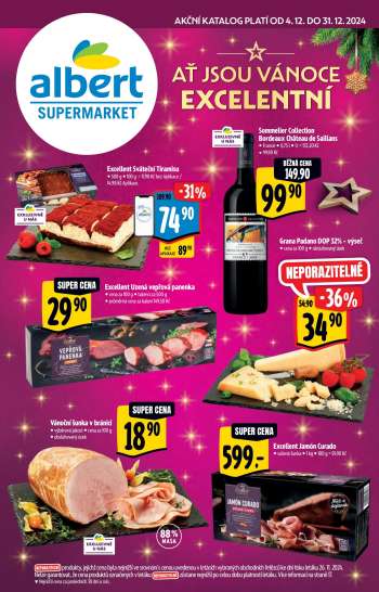 Leták Albert Supermarket - 4.12.2024 - 31.12.2024.