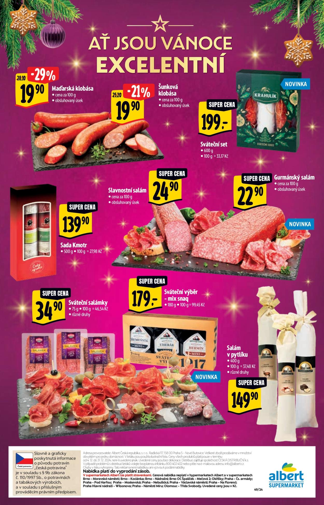 Leták Albert Supermarket - 4.12.2024 - 31.12.2024. Strana 16