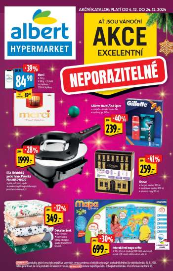 Leták Albert Hypermarket - 4.12.2024 - 24.12.2024.