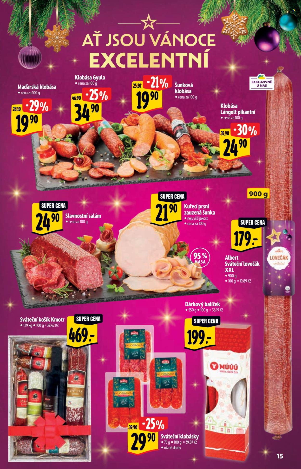 Leták Albert Hypermarket - 4.12.2024 - 31.12.2024. Strana 15
