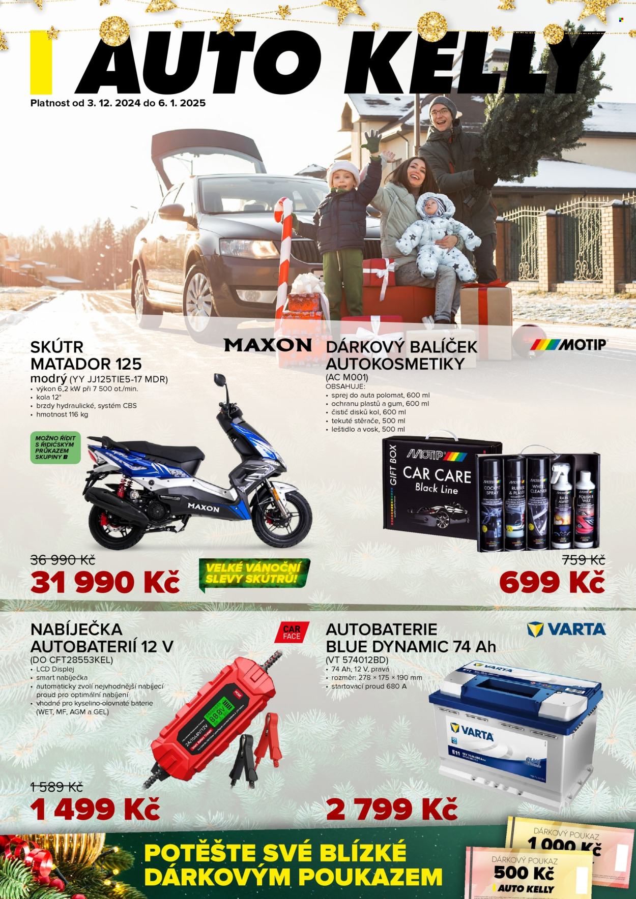 Leták AUTO KELLY - 3.12.2024 - 6.1.2025. Strana 1