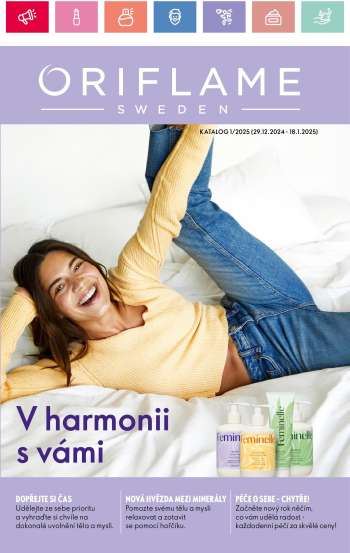 Leták ORIFLAME - 29.12.2024 - 18.1.2025.