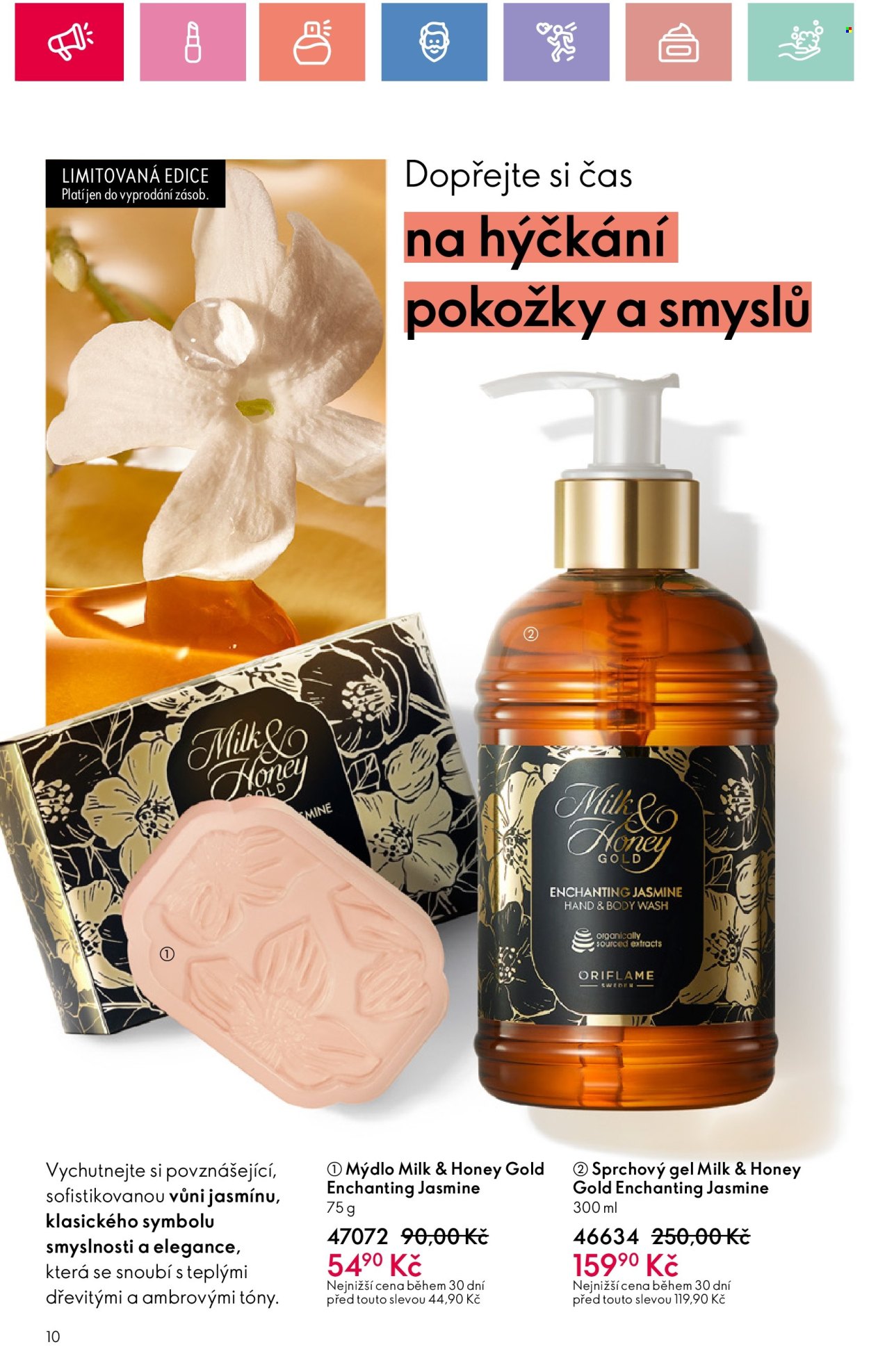 Leták ORIFLAME - 29.12.2024 - 18.1.2025. Strana 10