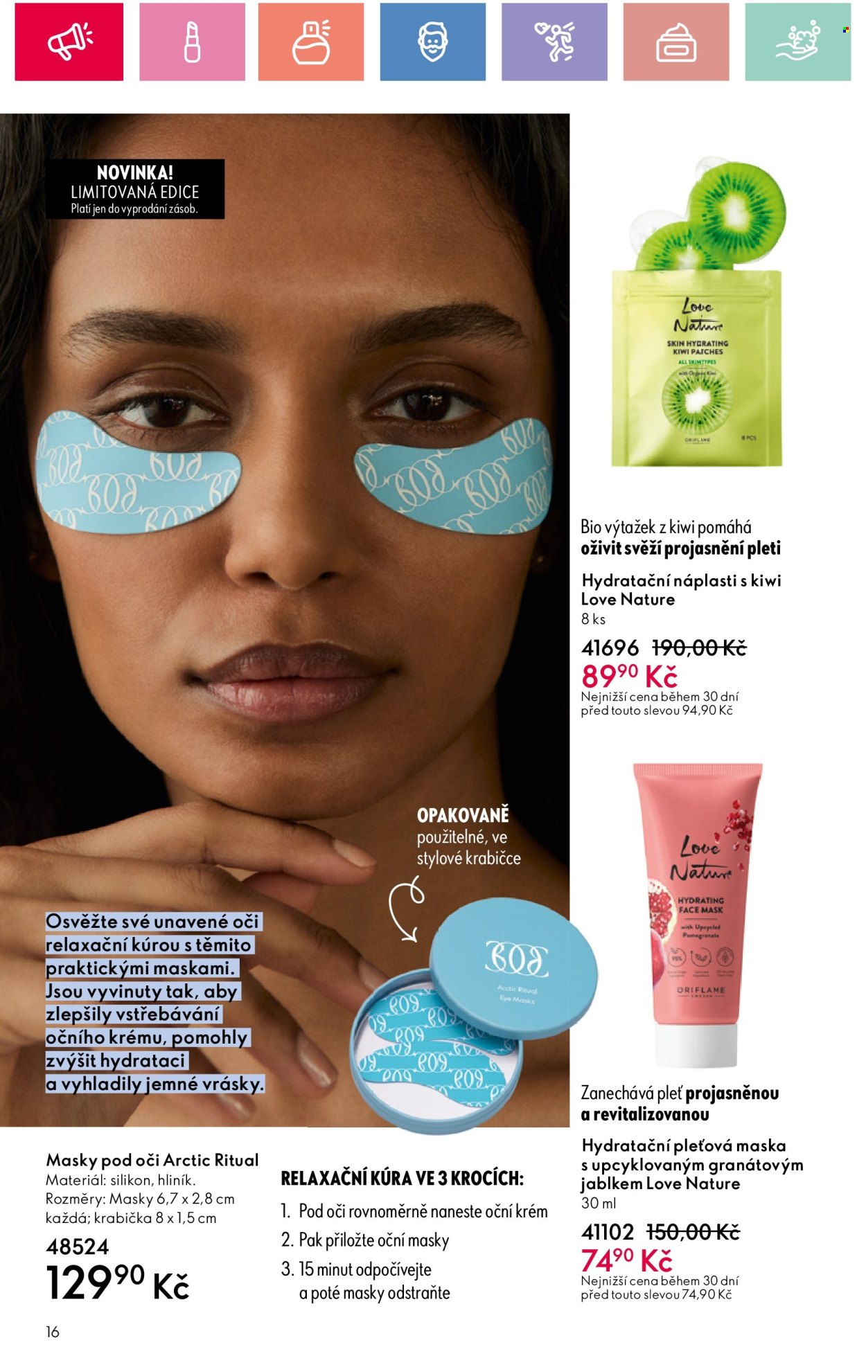 Leták ORIFLAME - 29.12.2024 - 18.1.2025. Strana 16